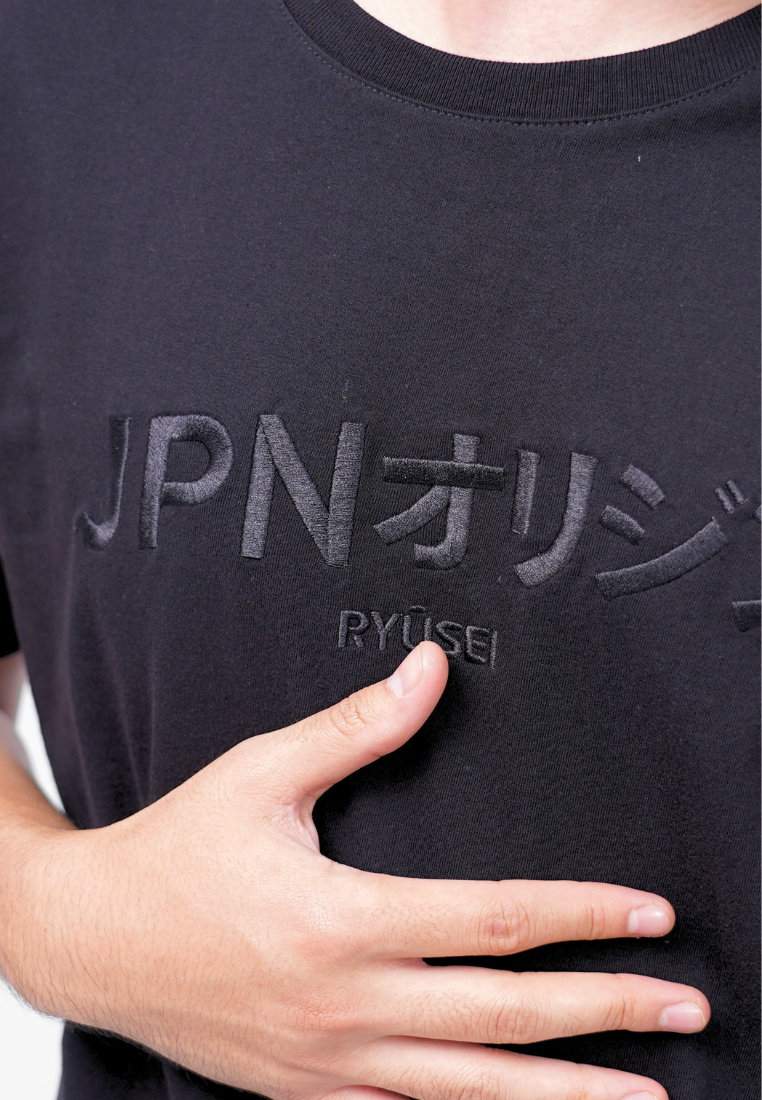 Ryusei Kaos Pria Renji CMB Black
