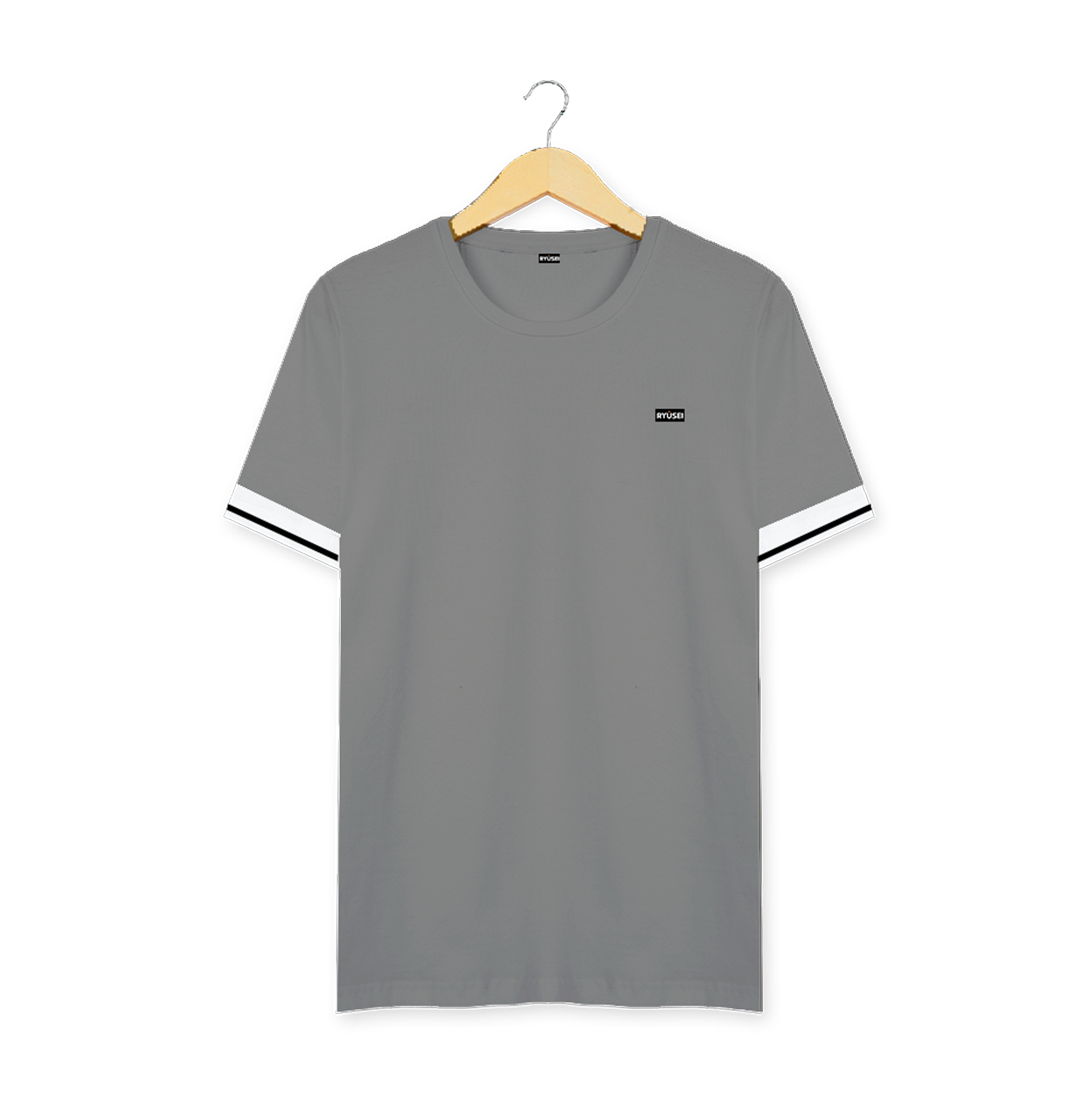 Ryusei Kaos Pria Saitama Stripe | Dengan Pilihan Warna