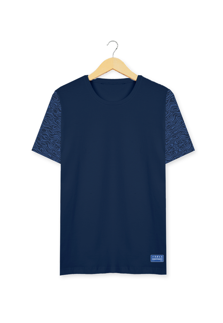 Ryusei Kaos Pria Summer FP Navy