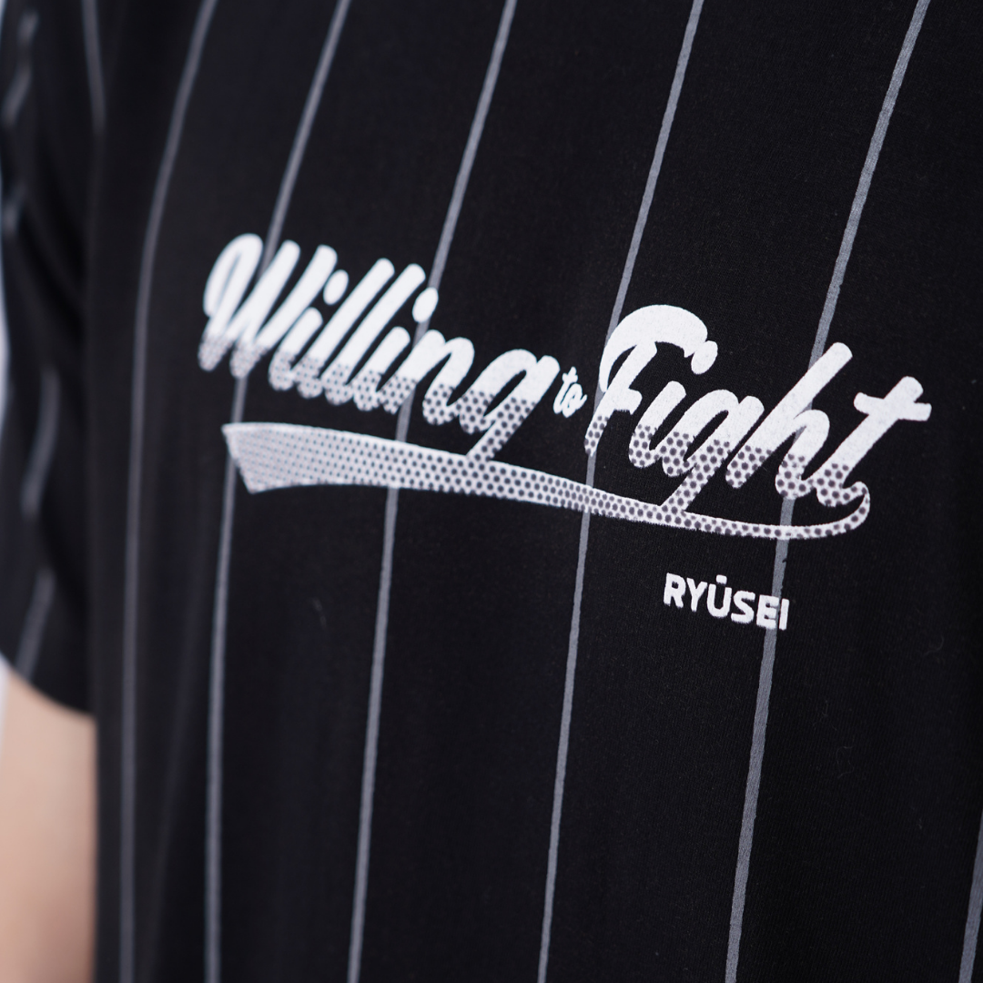Ryusei Tshirt Willing Fight Black