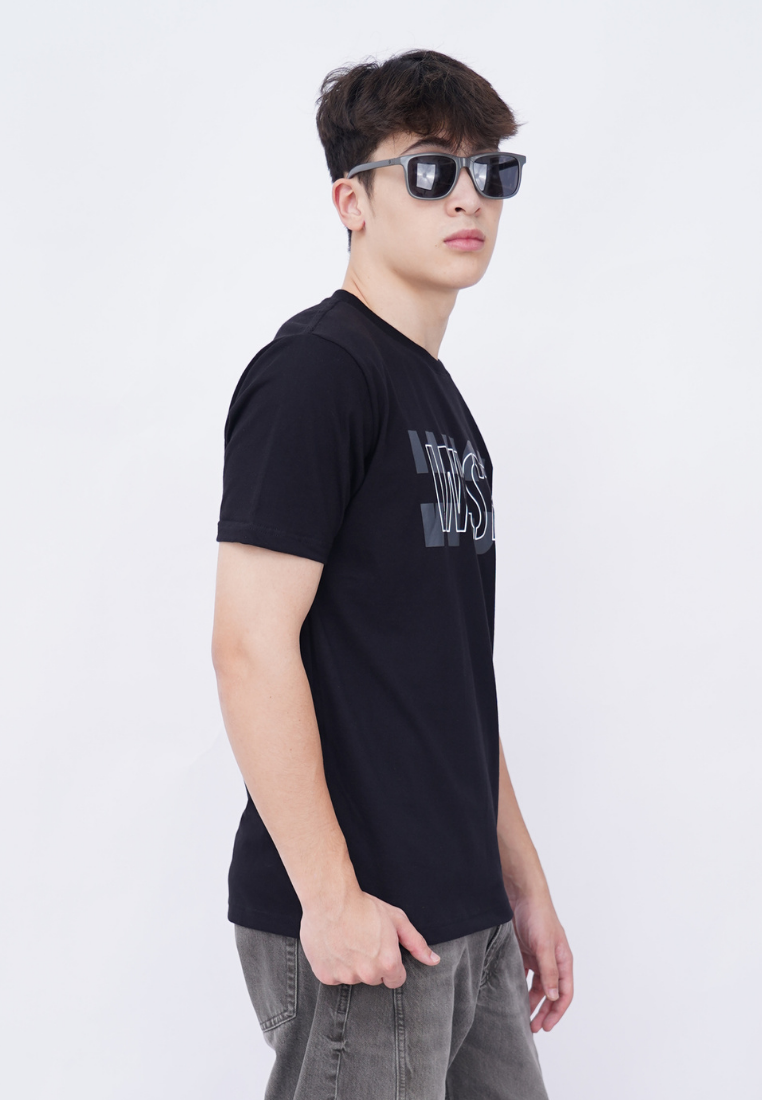 Ryusei Kaos Pria Wise Black