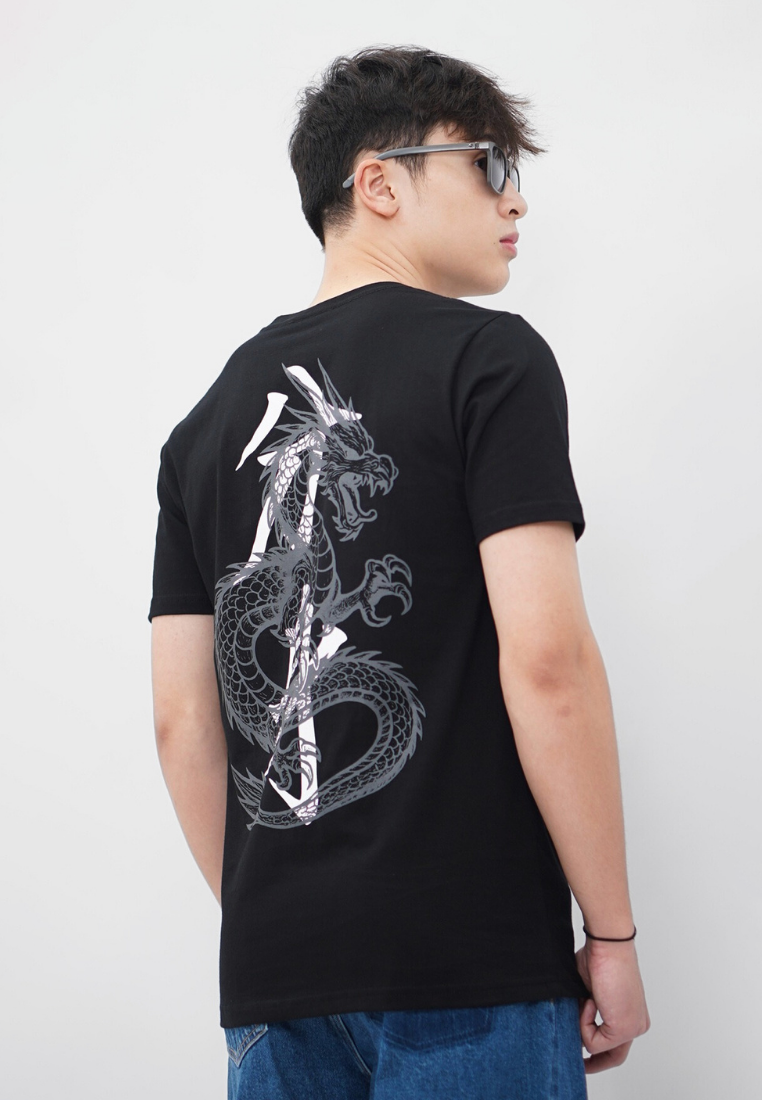 Ryusei Kaos Pria Yashima Black