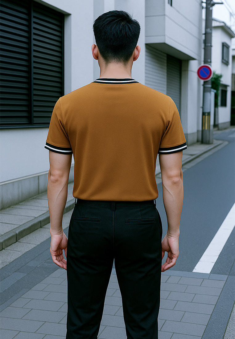 Ryusei Kaos Pria Yukako CMB Mustard