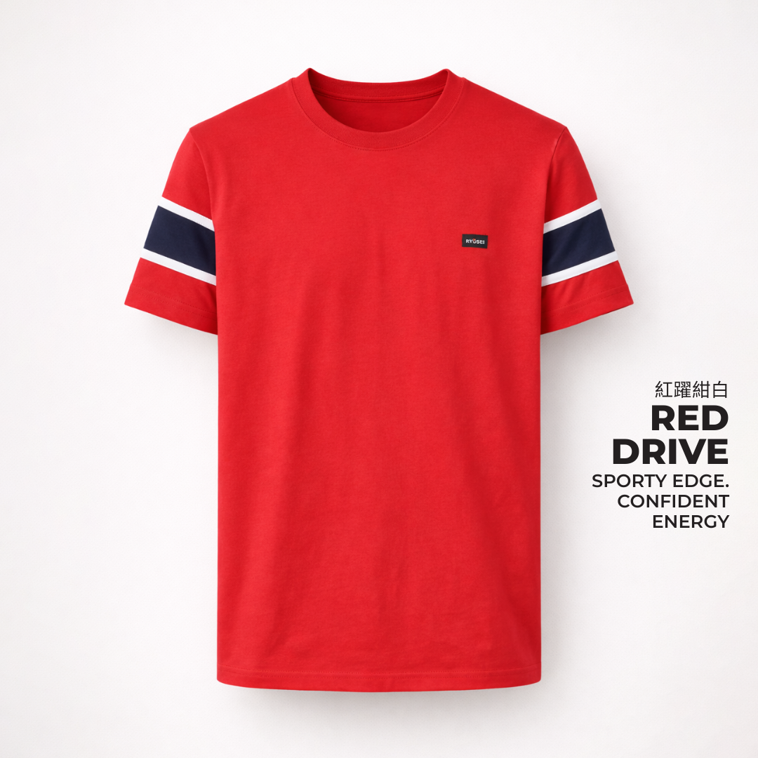 Ryusei Kaos Pria Yusuhara CMB Red