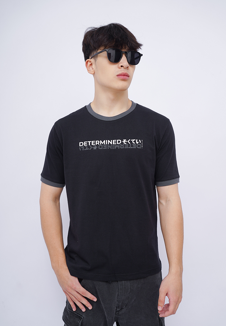 Ryusei Kaos Pria Determined Black