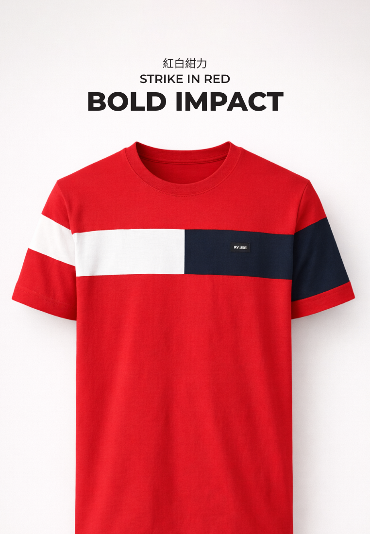 Ryusei Kaos Pria Hideyuki CMB Red