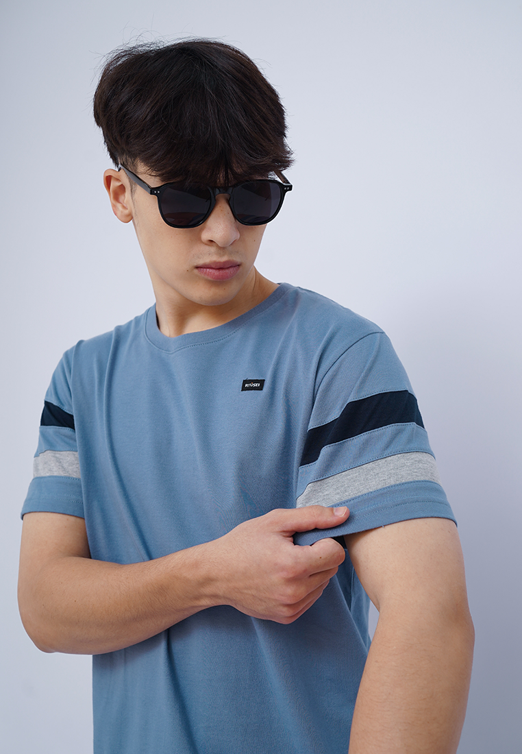 Kaos Pria Hyuga CMB Blue Denim