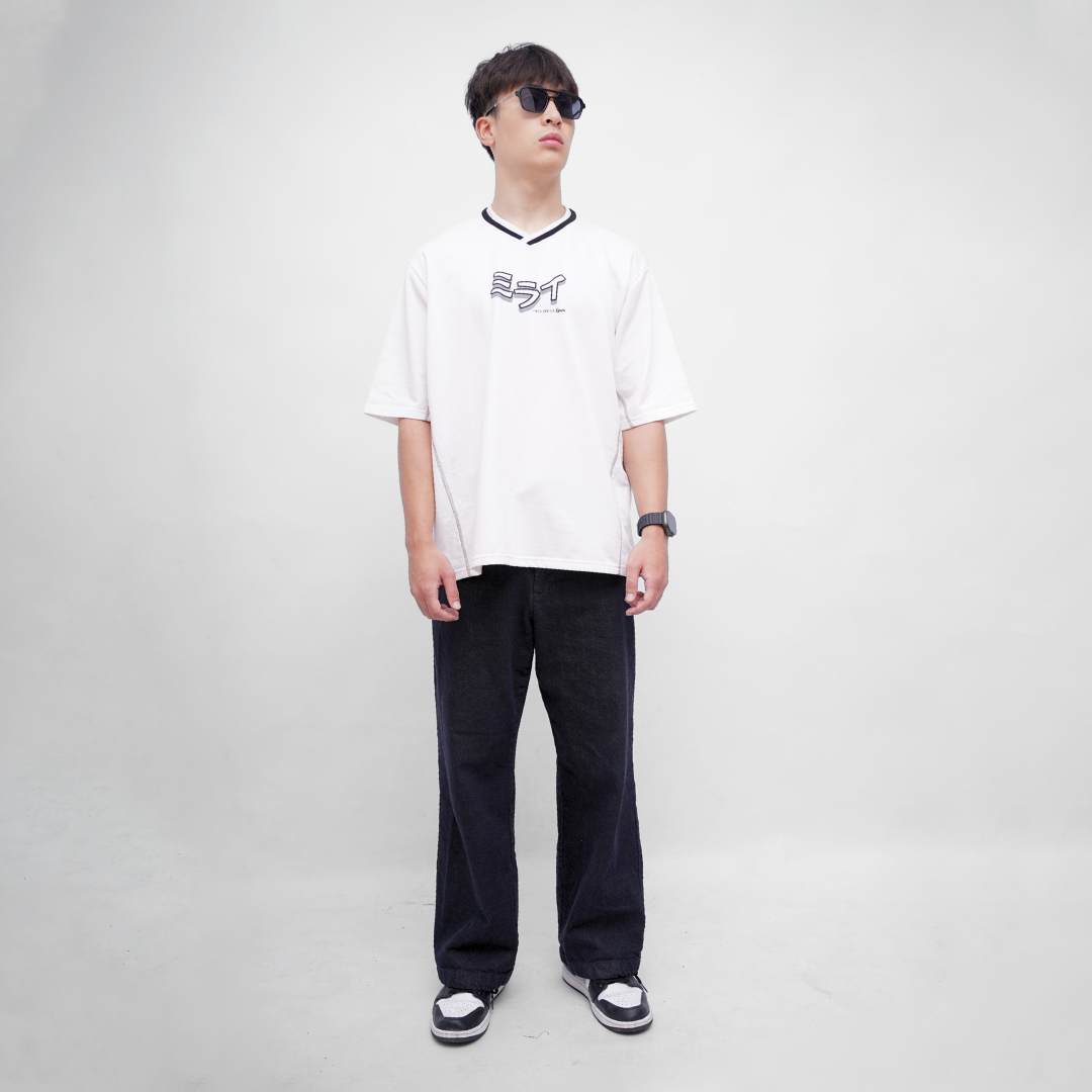 Ryusei Kaos Boxy Oversize Akira White