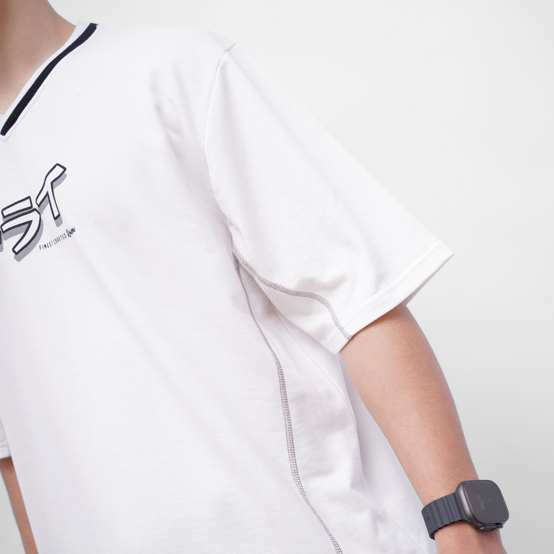 Ryusei Kaos Boxy Oversize Akira White
