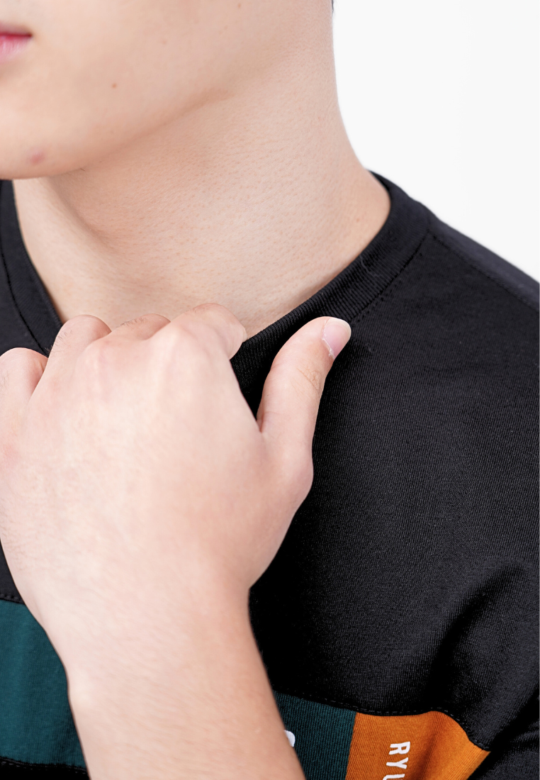 Ryusei Kaos Pria Matchless CMB Black