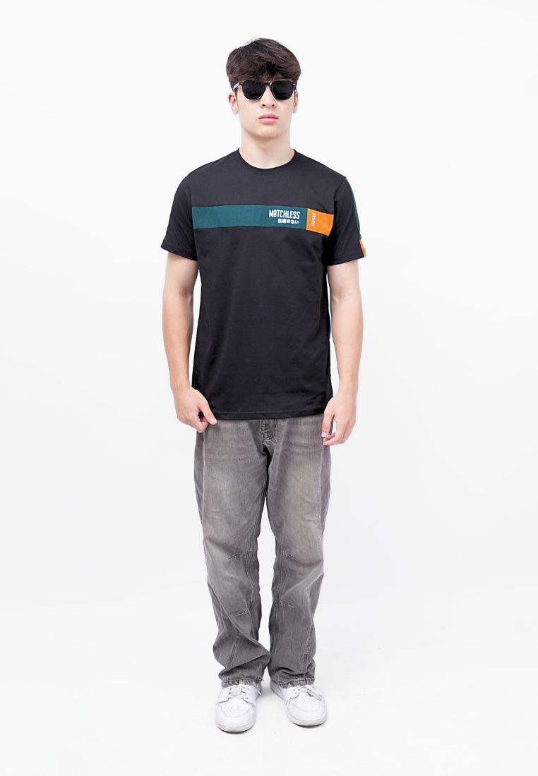 Ryusei Kaos Pria Matchless CMB Black