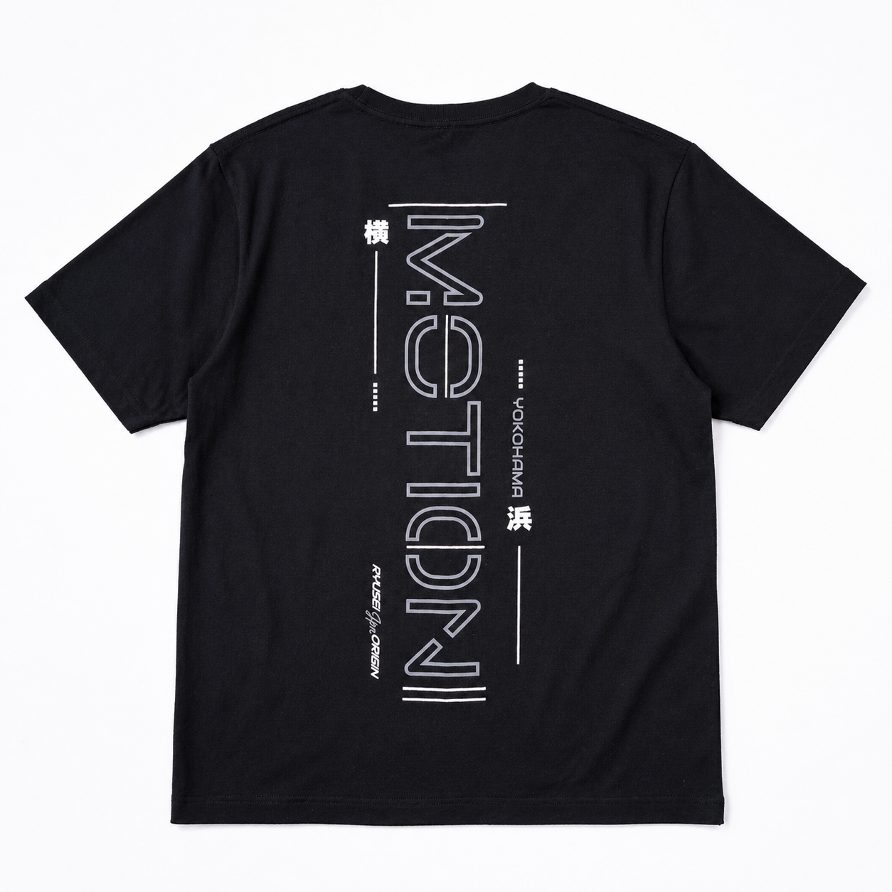 Ryusei Kaos Pria Motion Black