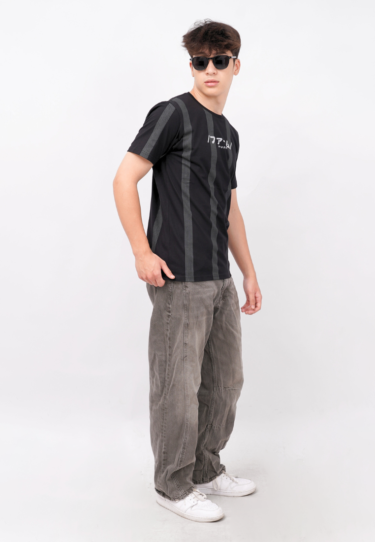 Ryusei Kaos Pria Nagahari Black