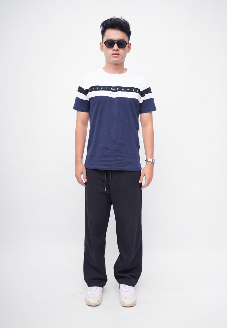 Ryusei Kaos Pria Quiet CMB Navy