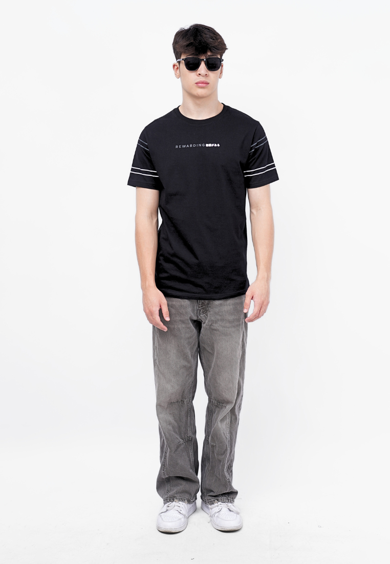 Ryusei Kaos Pria Rewarding Black