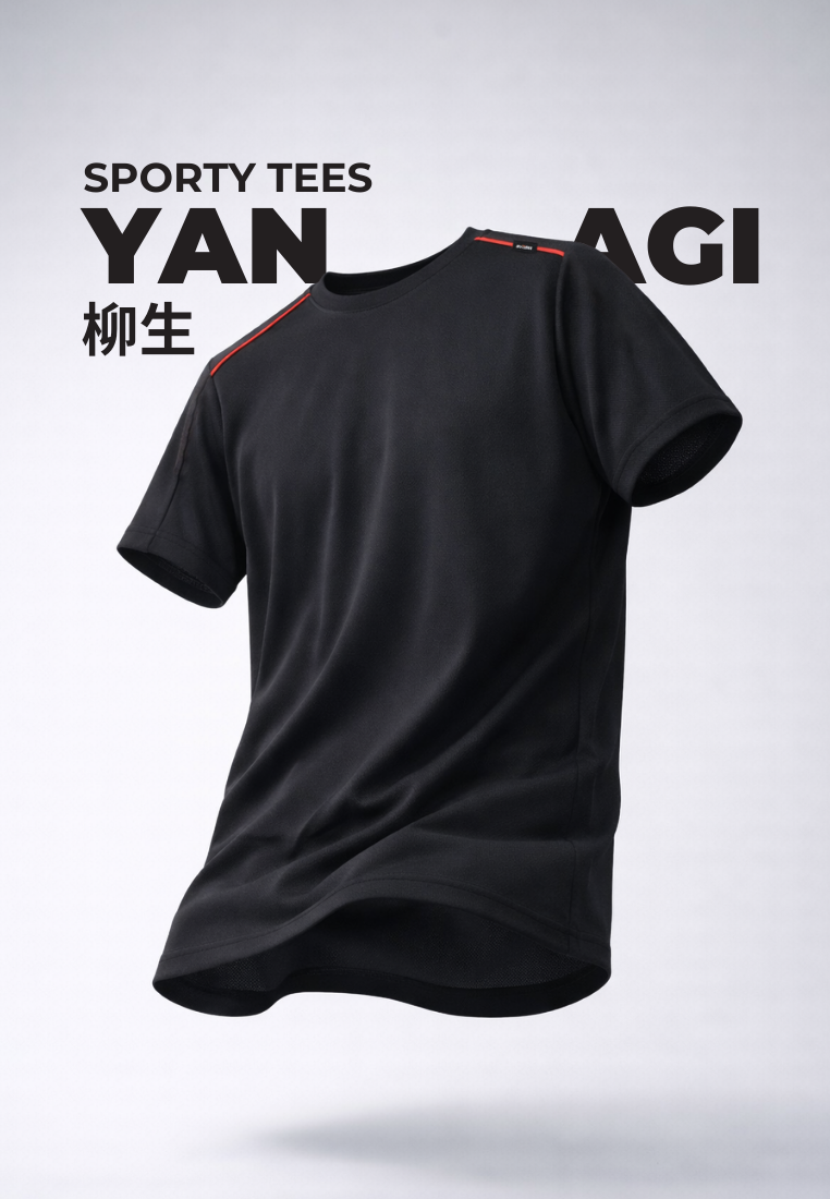 Ryusei Kaos Olahraga Yanagi BlackRyusei Kaos Olahraga Yanagi Black