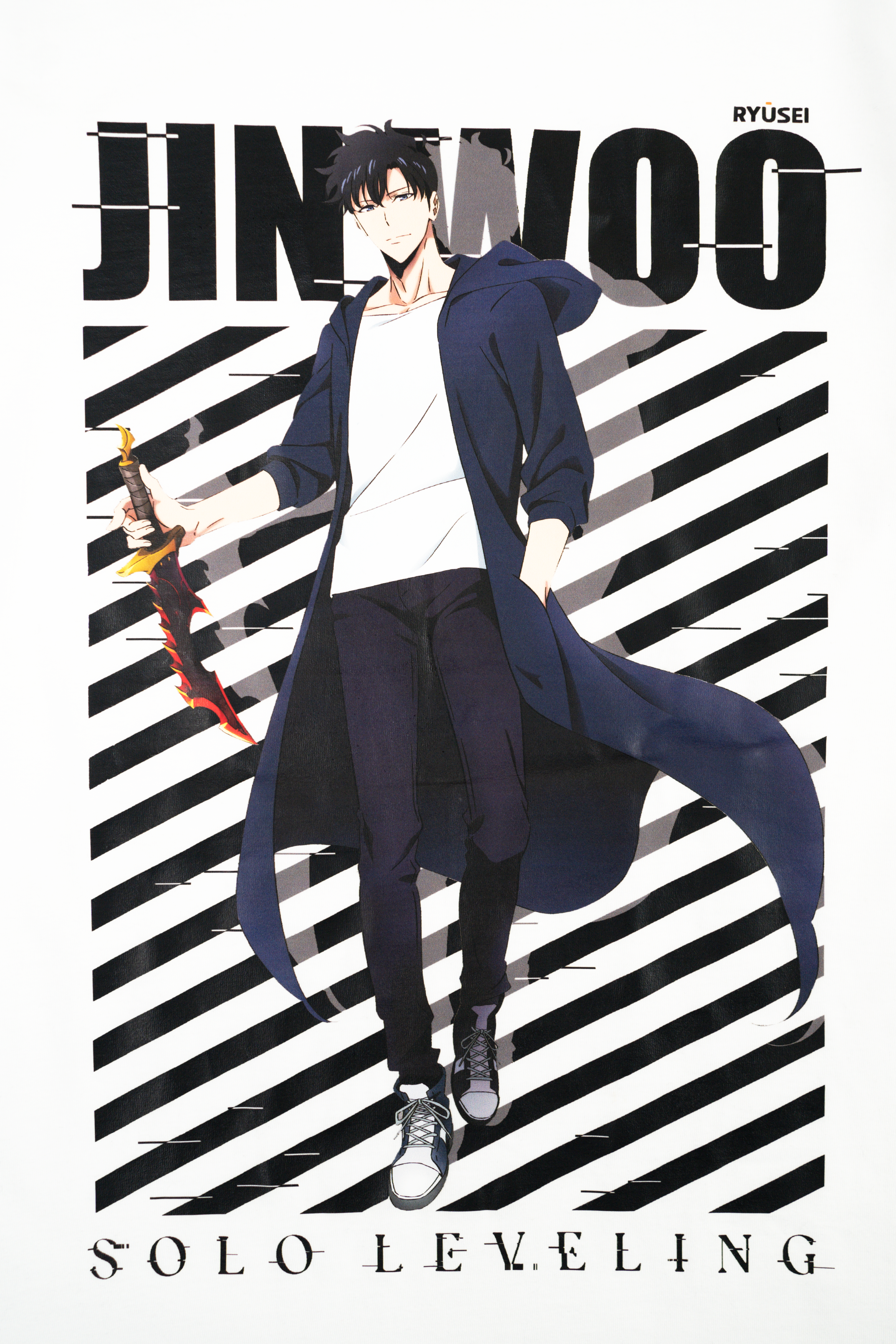 Ryusei x Solo Leveling | T-shirt Sung Jinwoo White