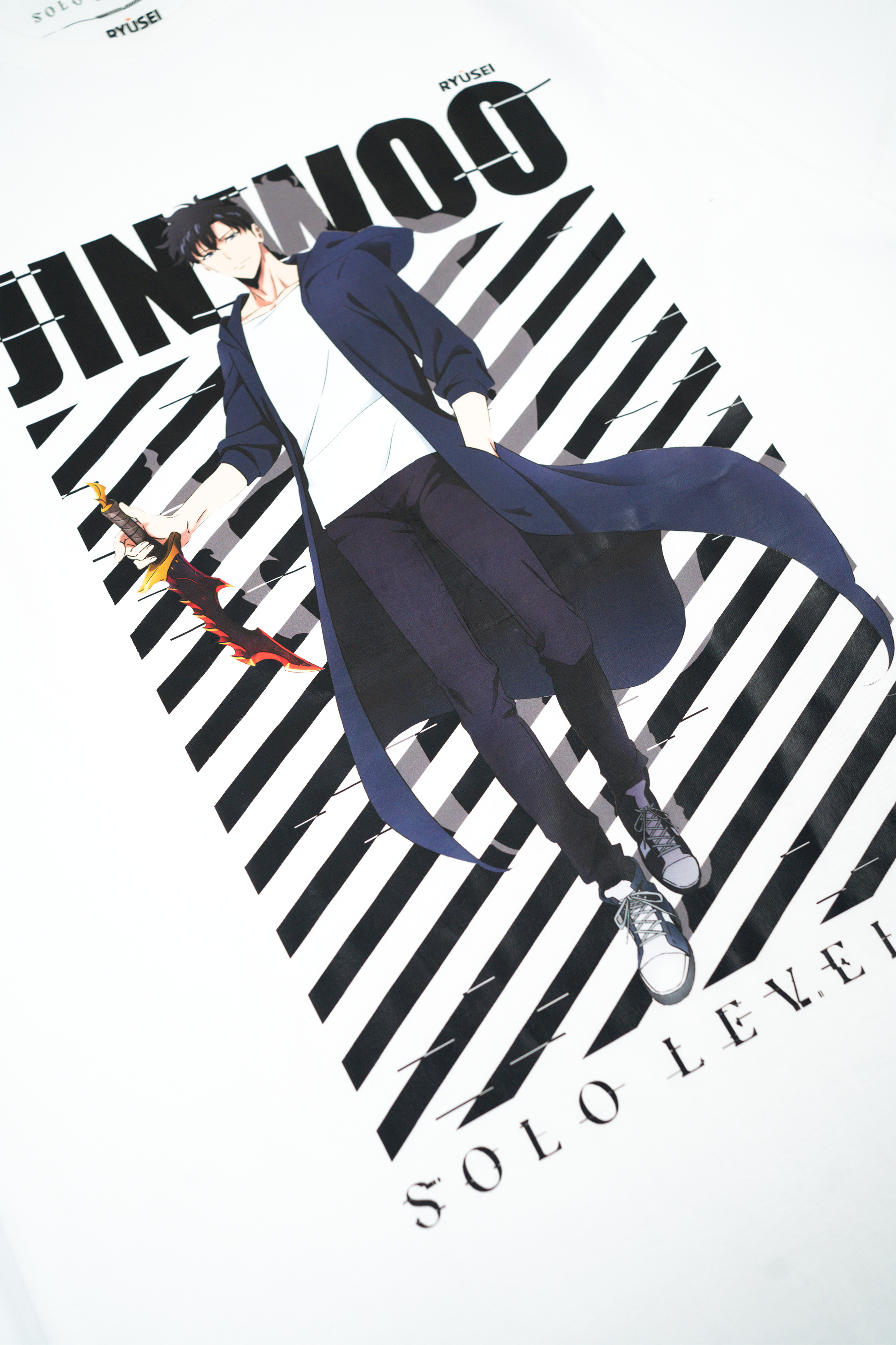 Ryusei x Solo Leveling | T-shirt Sung Jinwoo White