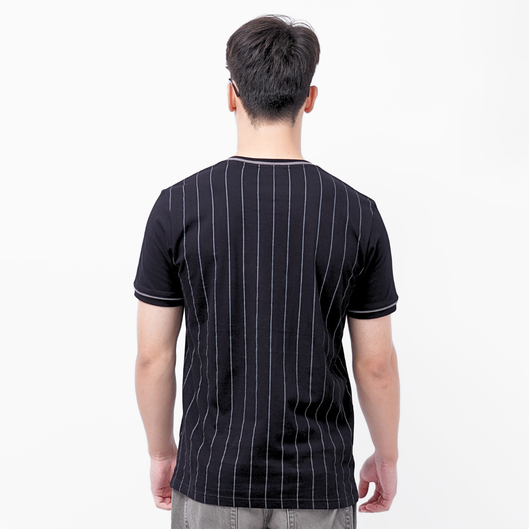 Ryusei Kaos Pria Steadfast Black