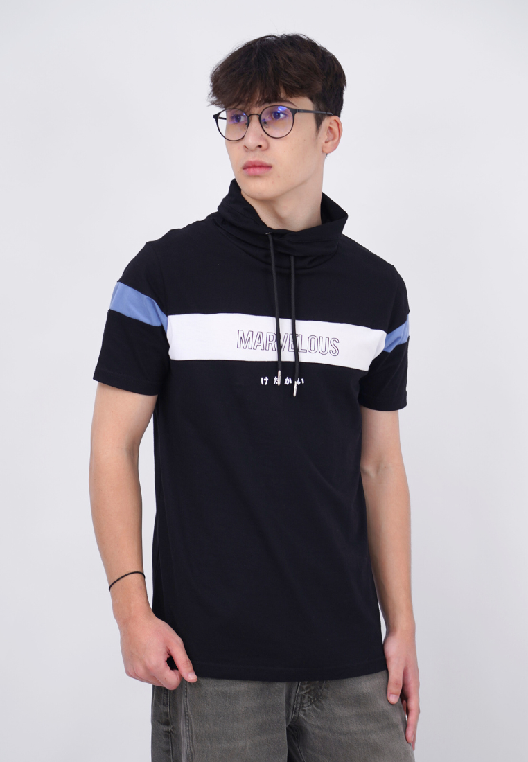 Ryusei Kaos Pria Turtleneck Nandito Marvelous CMB Black