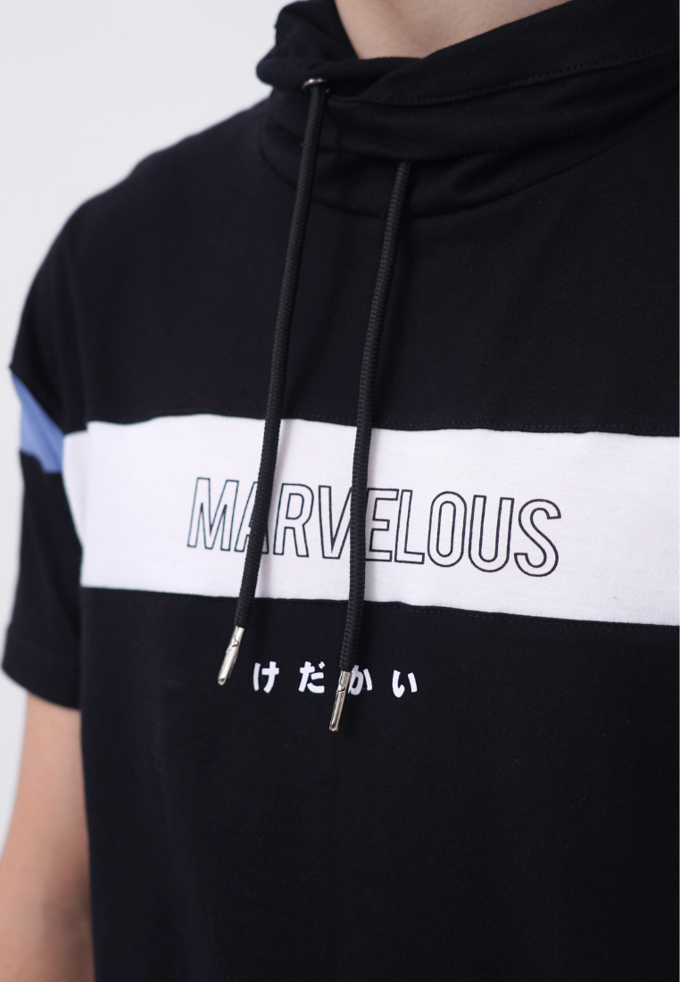 Ryusei Kaos Pria Turtleneck Nandito Marvelous CMB Black