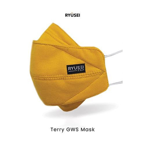 Ryusei Masker Kain Reusable Bahan Baby Terry Anti Debu Polusi Pelindung Wajah