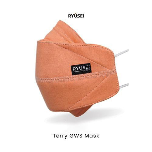Ryusei Masker Kain Reusable Bahan Baby Terry Anti Debu Polusi Pelindung Wajah