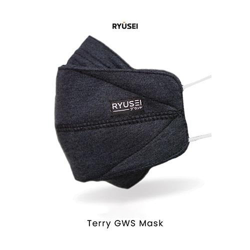 Ryusei Masker Kain Reusable Bahan Baby Terry Anti Debu Polusi Pelindung Wajah