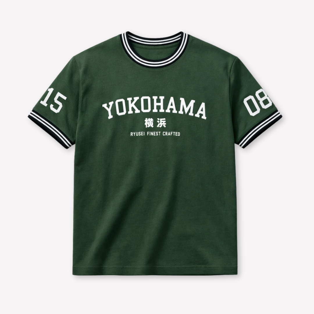 Ryusei Kaos Pria Yokohama | Dengan Pilihan Warna