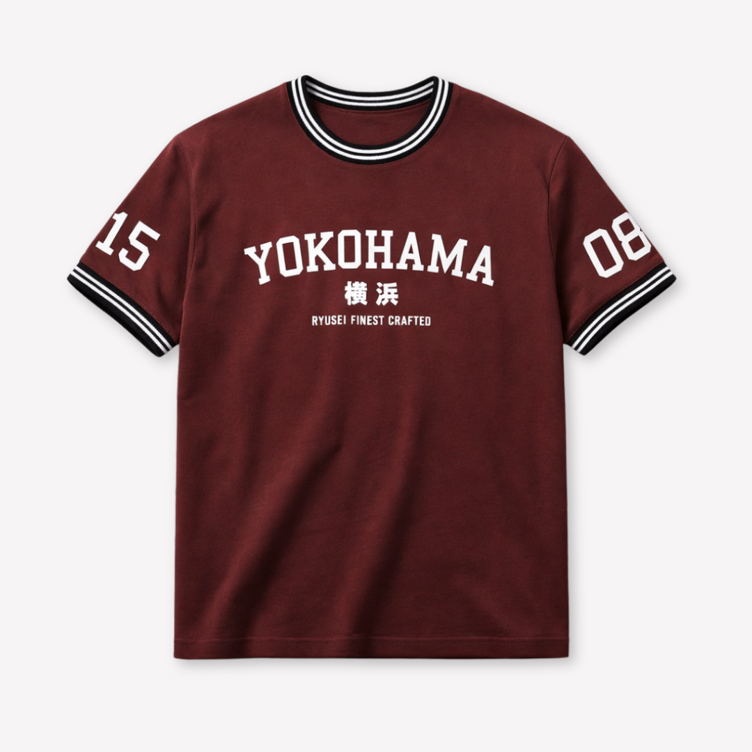 Ryusei Kaos Pria Yokohama | Dengan Pilihan Warna