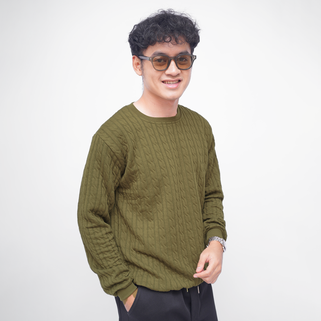 Ryusei Sweater YURA Knit – Sweater Knit dengan Tekstur Unik