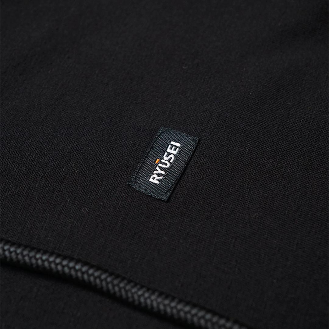 Ryusei Kaos Turtleneck Pria Nandito Kin Black