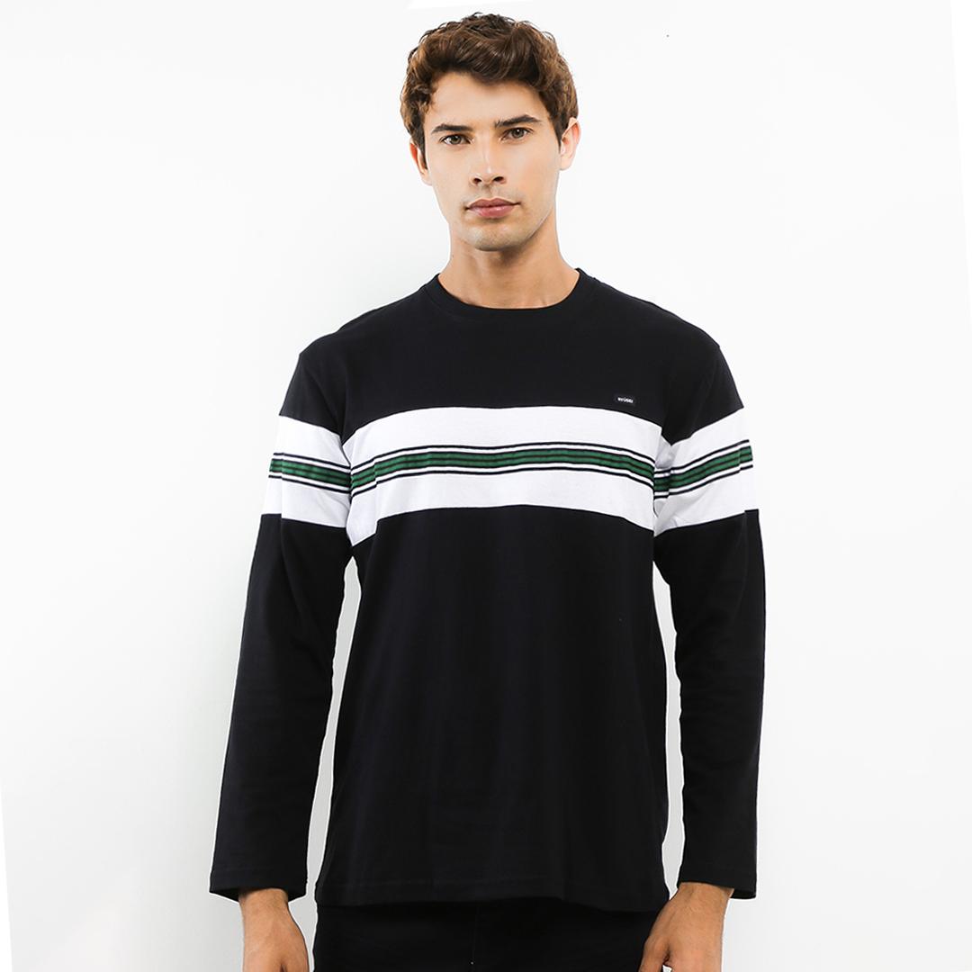 Ryusei Tshirt Shirakawa Long Sleeve Stripe Green