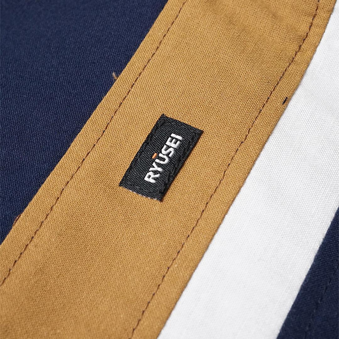 Ryusei Kemeja Atsuya Long Sleeve Navy