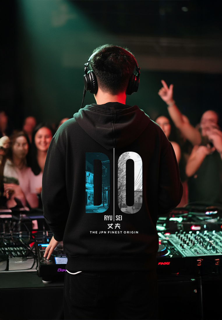 Ryusei Hoodie Boxy Able Full Black