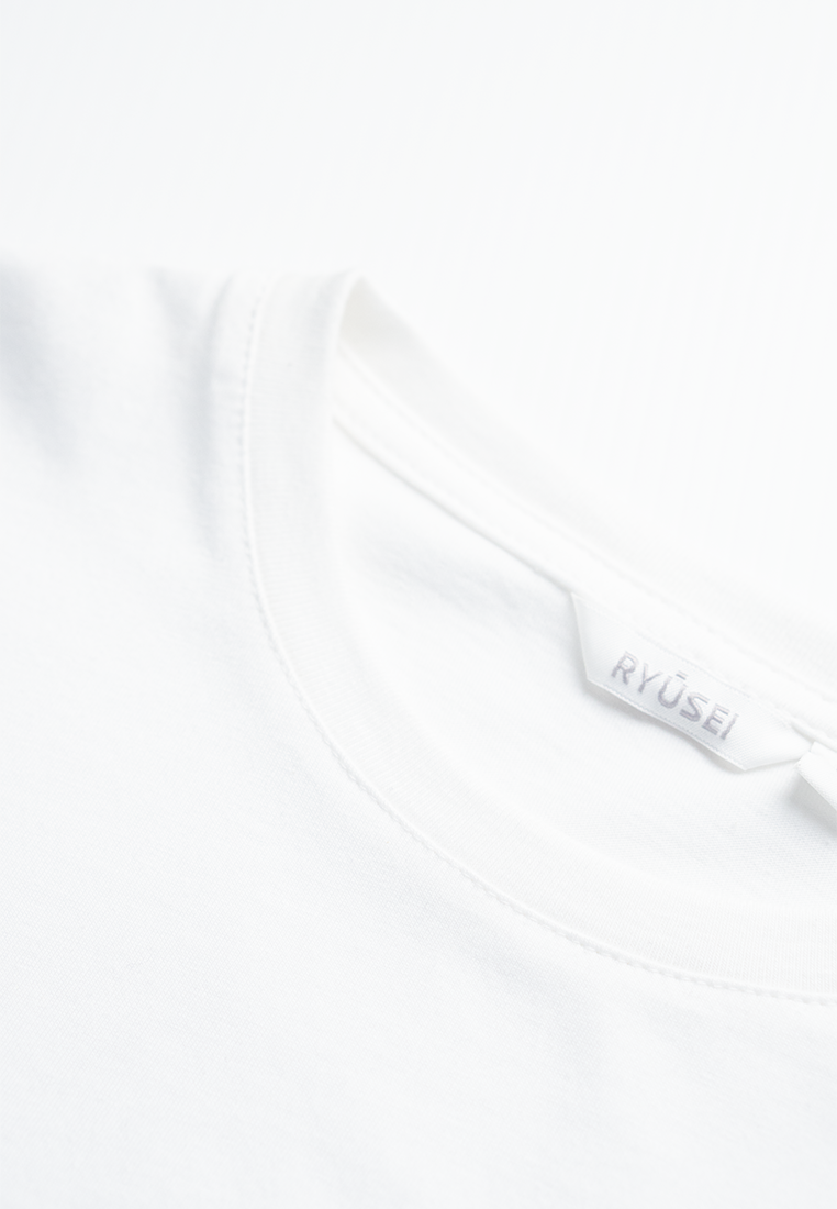 Ryusei Kaos Pria Tsunaru CMB White