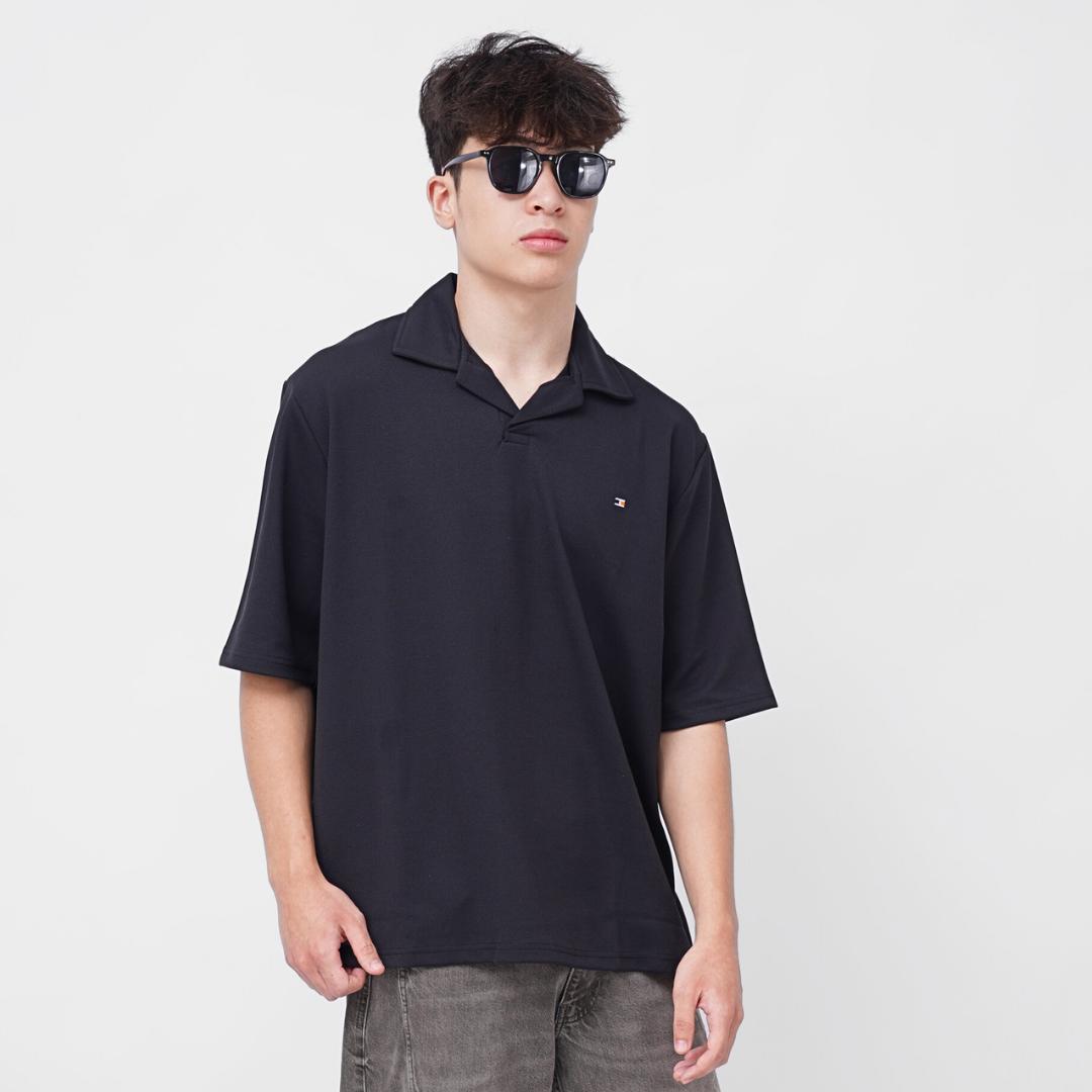 Ryusei Polo Oversize Kudo Twill – Polo dengan Tekstur Unik