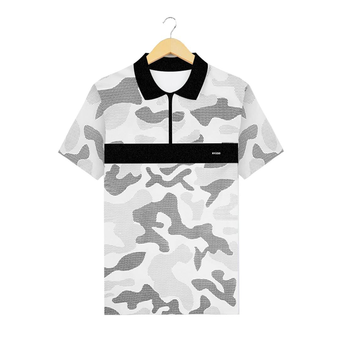 Ryusei Polo Shirt Makazaki FP White