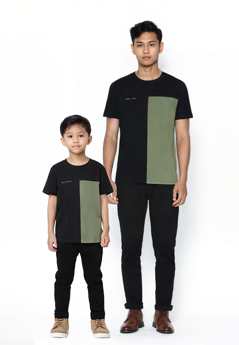 Ryusei Kaos Couple Ayah dan Anak Danzaki CMB Sage Green