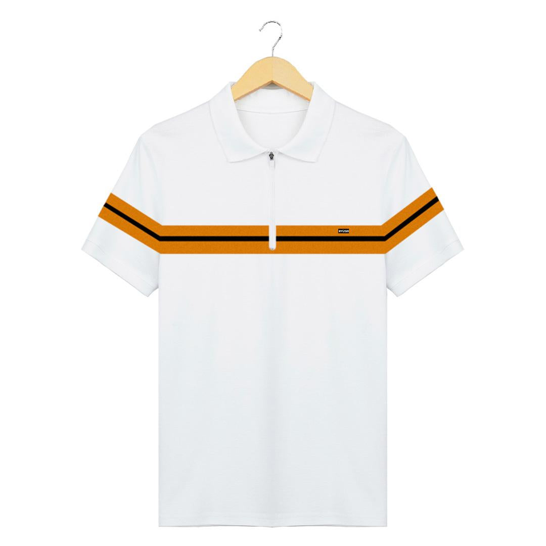 Ryusei Polo Shirt Mitsuhiro CMB White