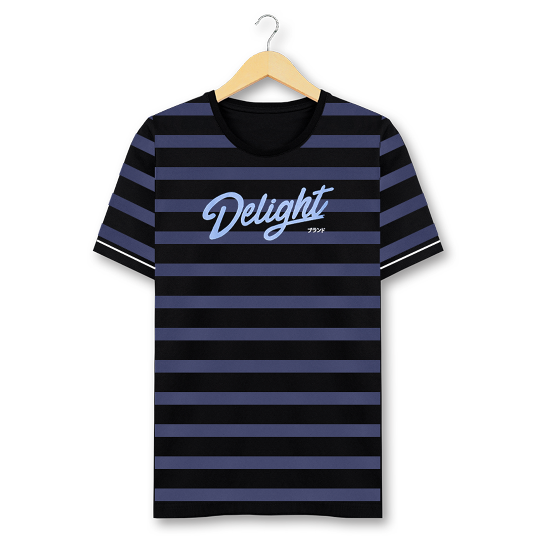 Ryusei Kaos Pria Delight Stripe