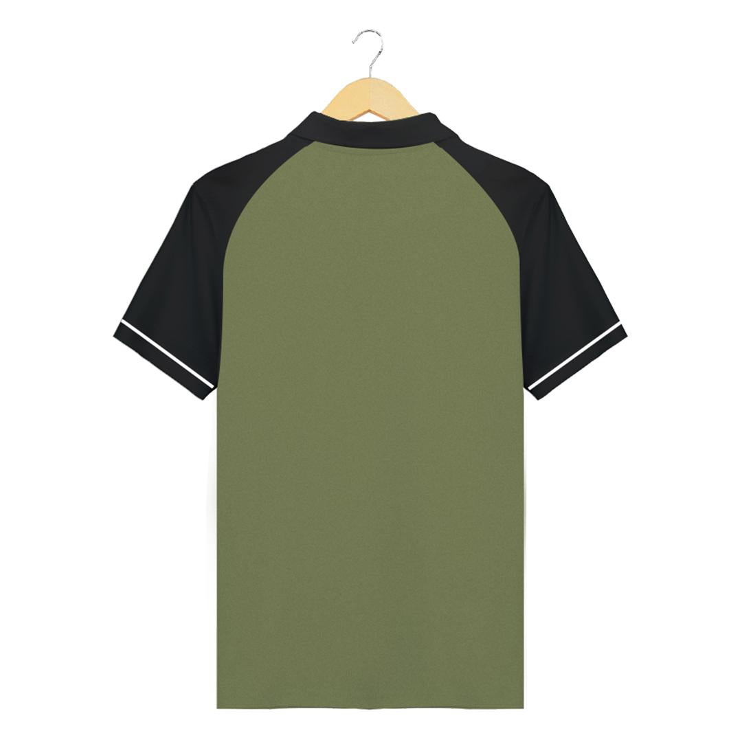 Ryusei Polo Pria Kazushi Army Green