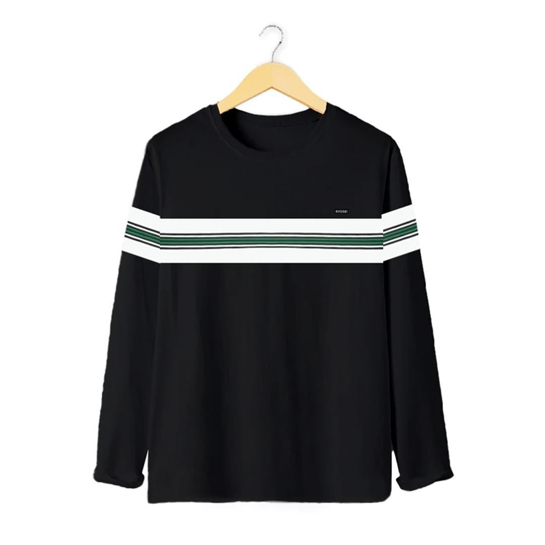 Ryusei Tshirt Shirakawa Long Sleeve Stripe Green