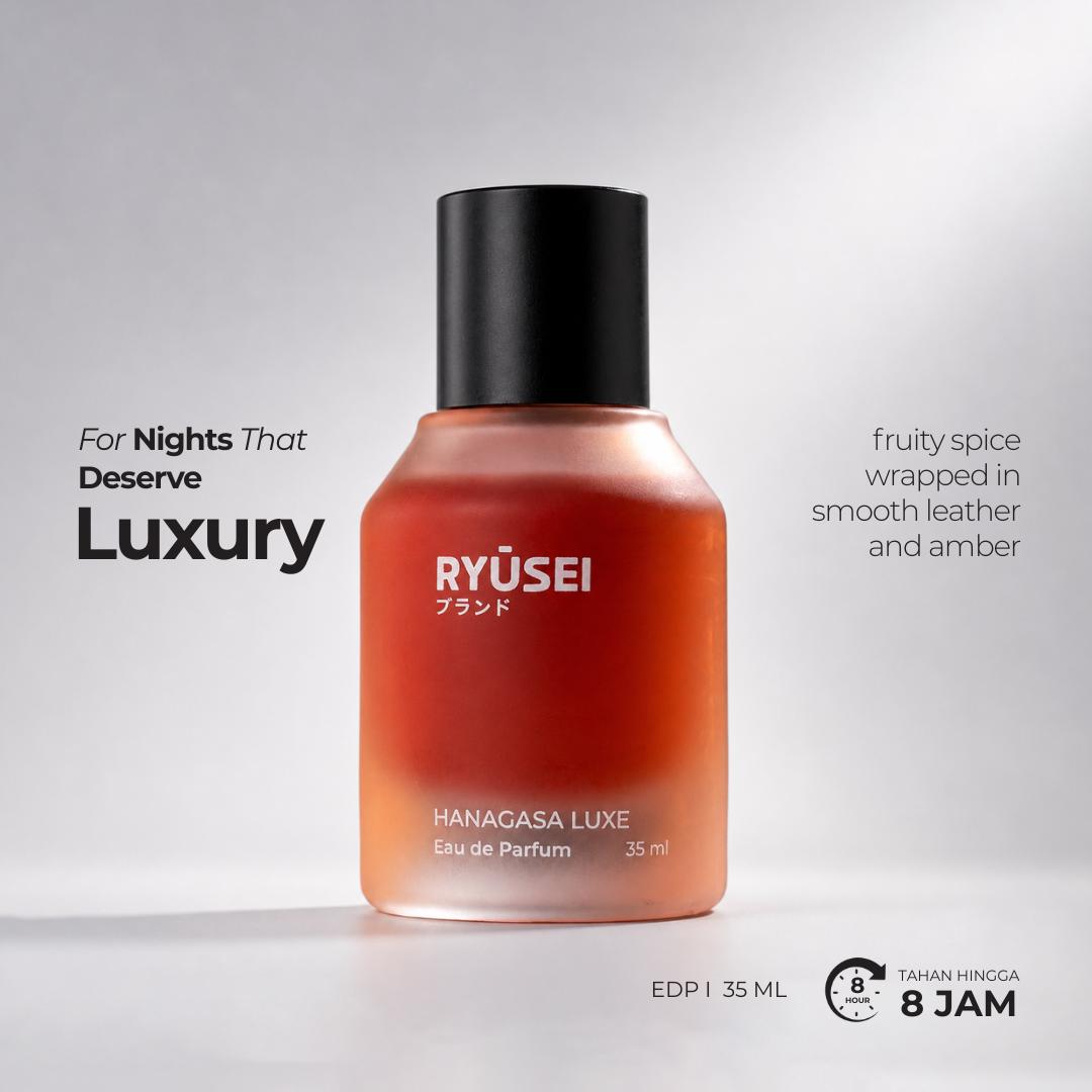 Ryusei Hanagasa Luxe - Eau de Parfum 35ml - Parfum Pria Malam Hari