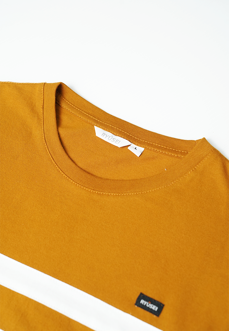 Ryusei Kaos Pria Furukawa CMB Mustard