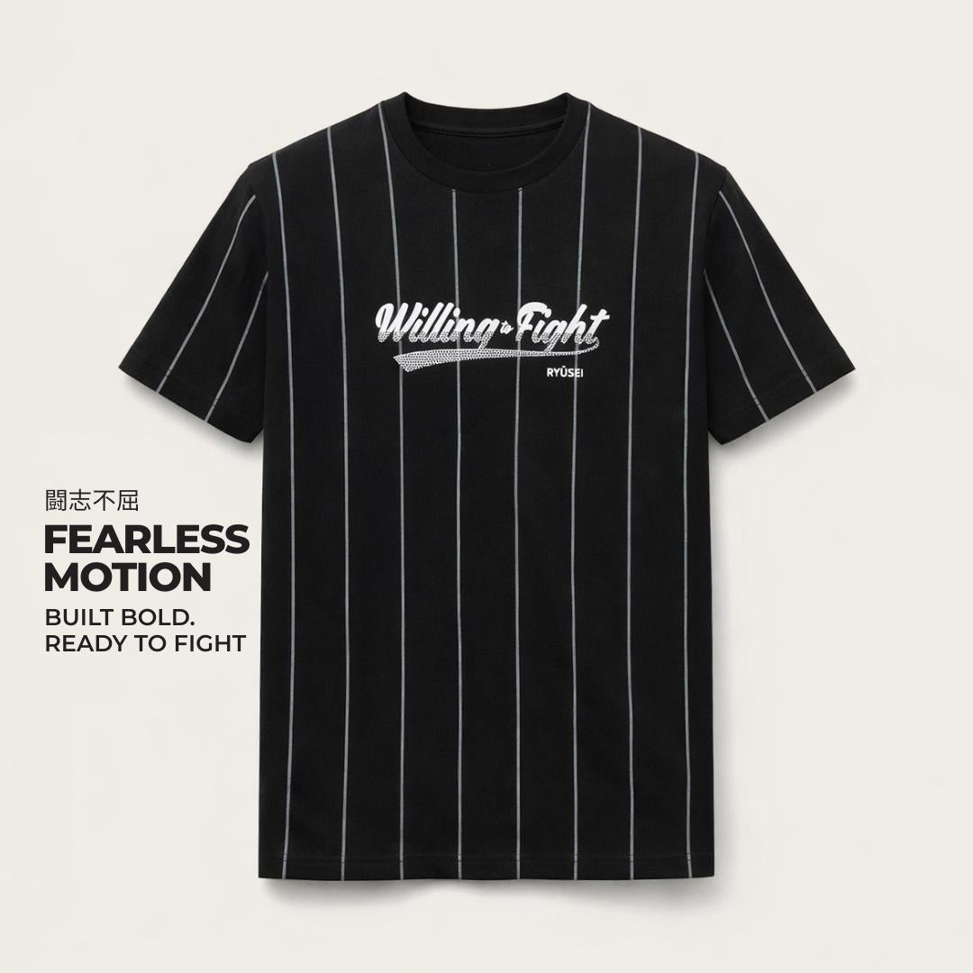 Ryusei Tshirt Willing Fight Black