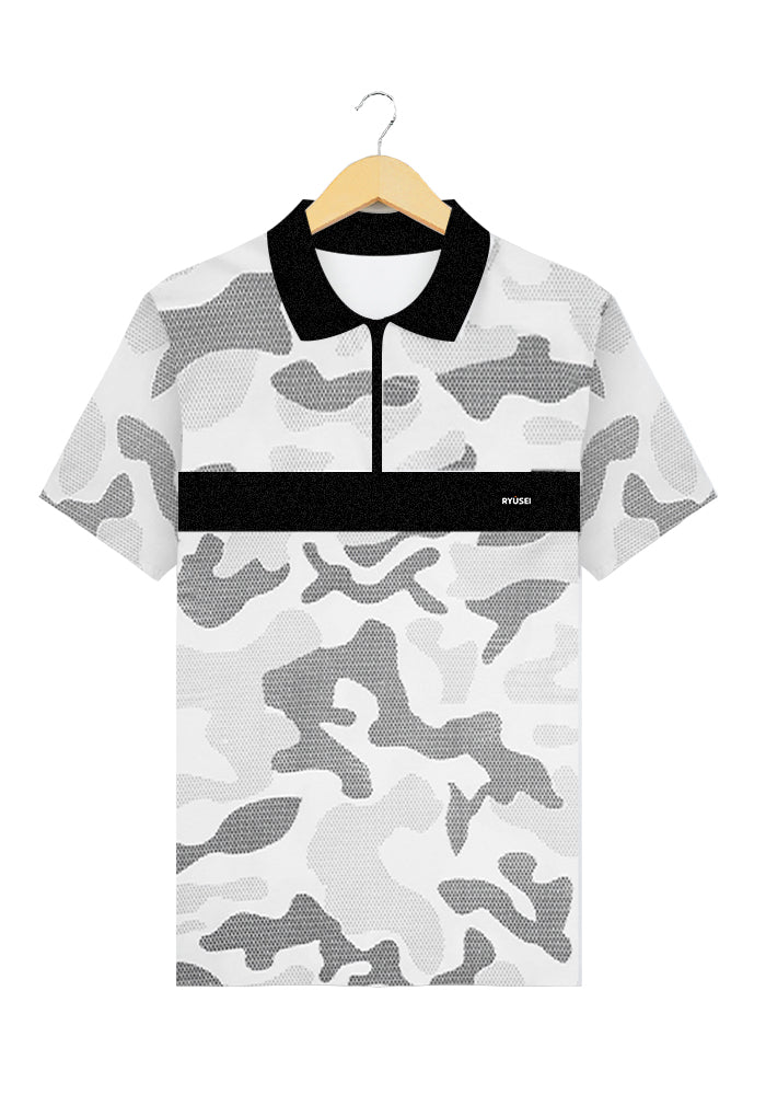 Ryusei Polo Shirt Makazaki FP White - Ryusei
