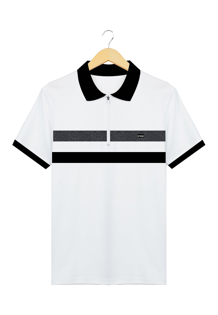 Ryusei Polo Shirt Asayaki CMB White - Ryusei