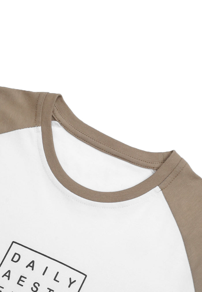 Ryusei T-shirt Daily Aesthetic Light Brown - Ryusei t shirt
