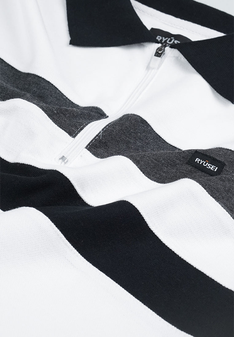 Ryusei Polo Shirt Asayaki CMB White - Ryusei